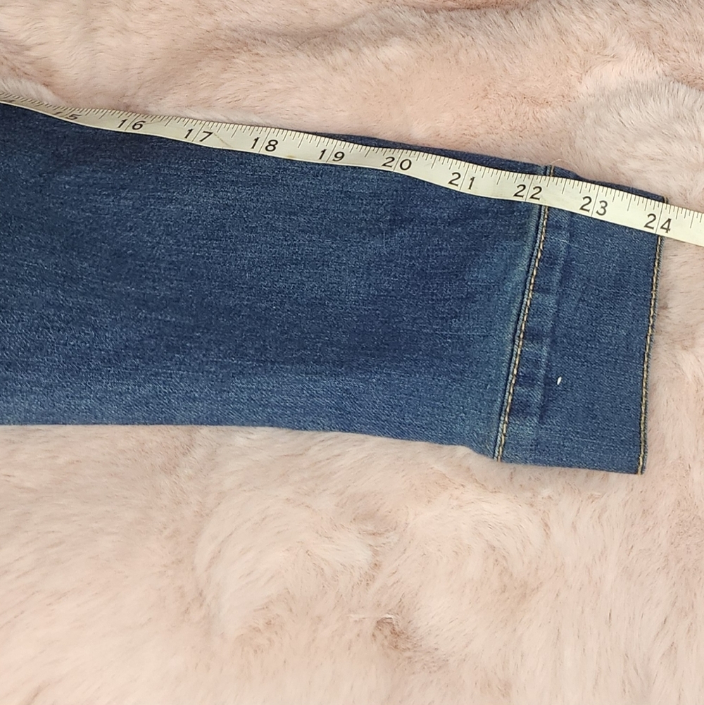 Women's Upcycled Lotus Jean Jacket, 1X - Picture 6 of 7